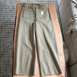 Oat New York Khaki Wide Leg Pants